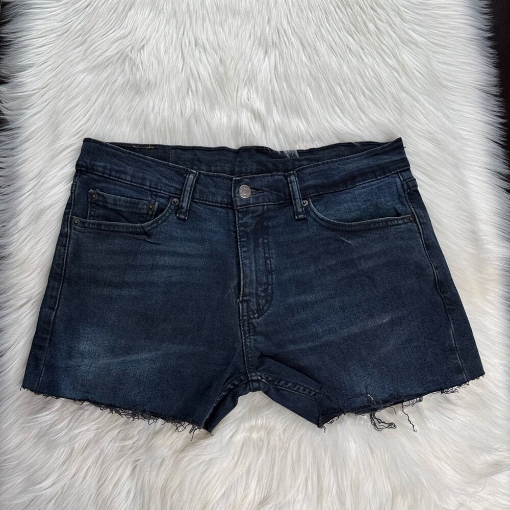Levi’s 511 Dark Wash Cut From Men's Jeans Denim Cutoffs